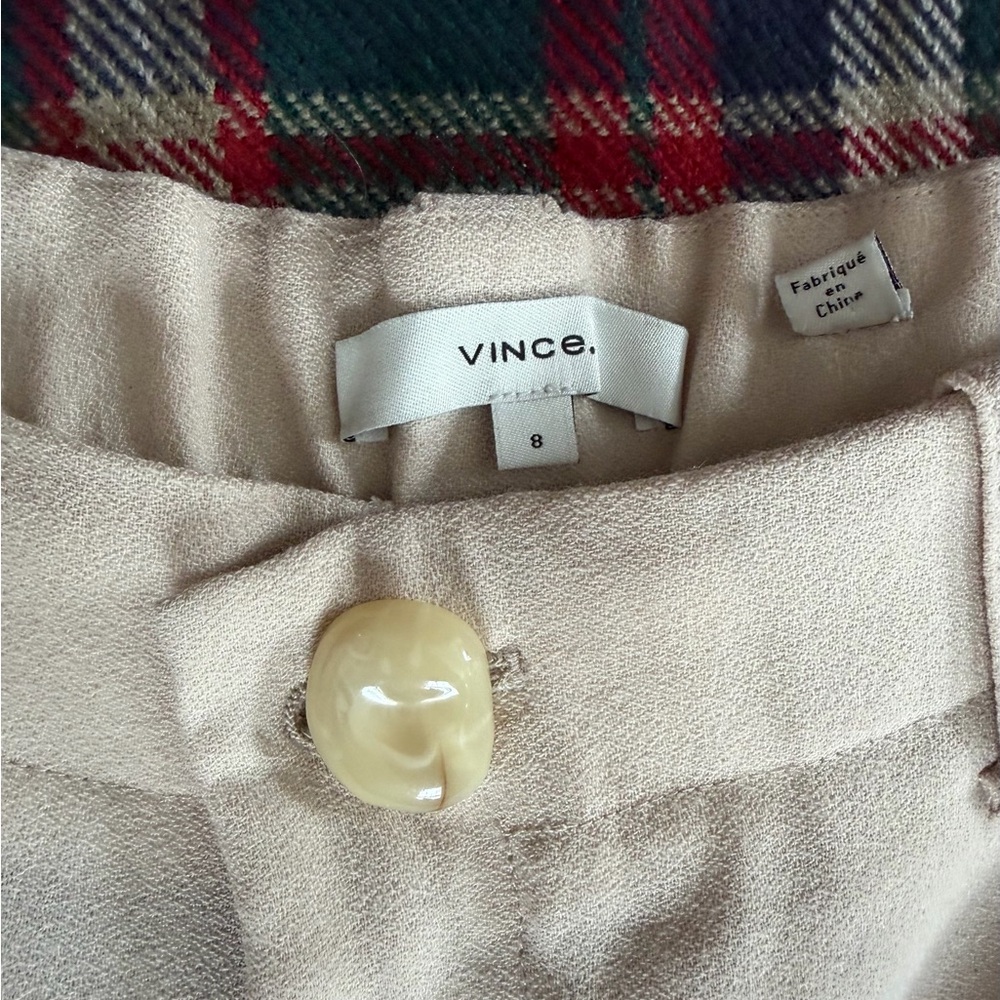 Vince Women’s Elegant Cream Dress Pants - Picture 3 of 3